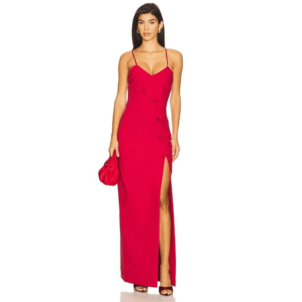 Cinq a Sept Elea Gown in Cherry Rose US 6 $645